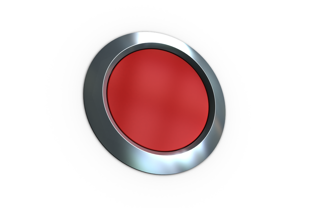 Red Button on Transparent Background High-Resolution Vector Illustration - Download Free Stock Images Pikwizard.com