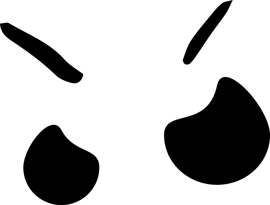 Transparent Cartoon Eyes and Brows Illustration