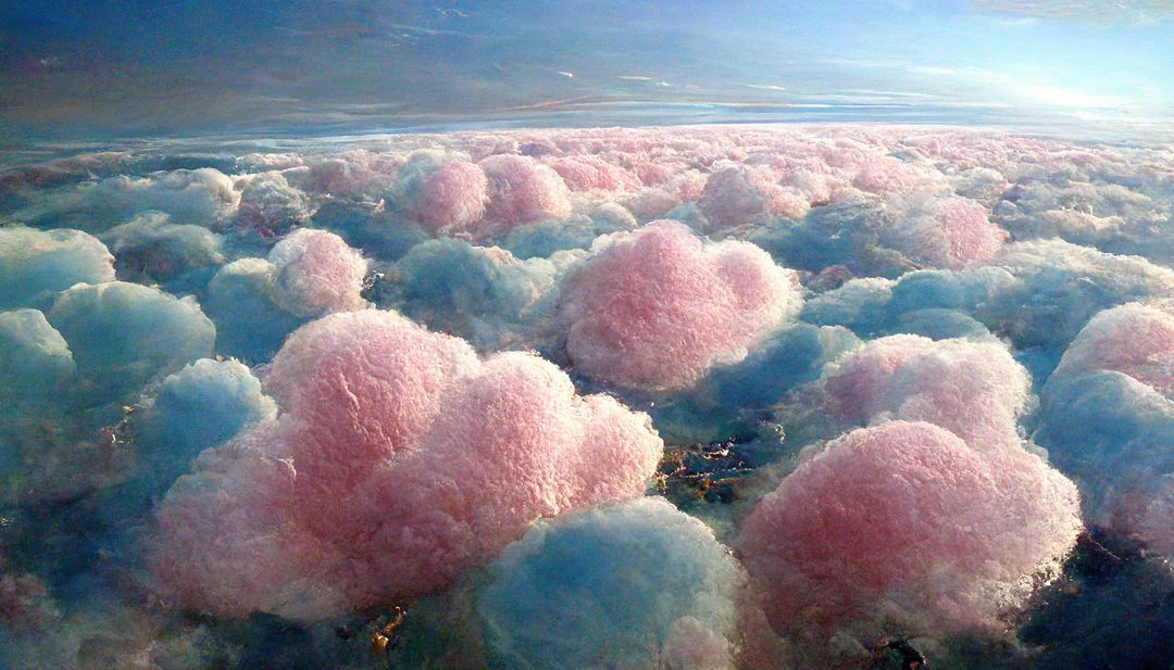 Surreal Dreamlike Cotton Candy Clouds in the Sky - Free Images, Stock Photos and Pictures on Pikwizard.com