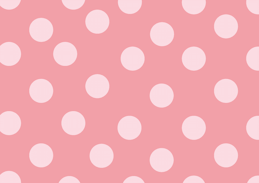 Pink Circles Pattern on Pink Transparent Background, Isolated Vector Design