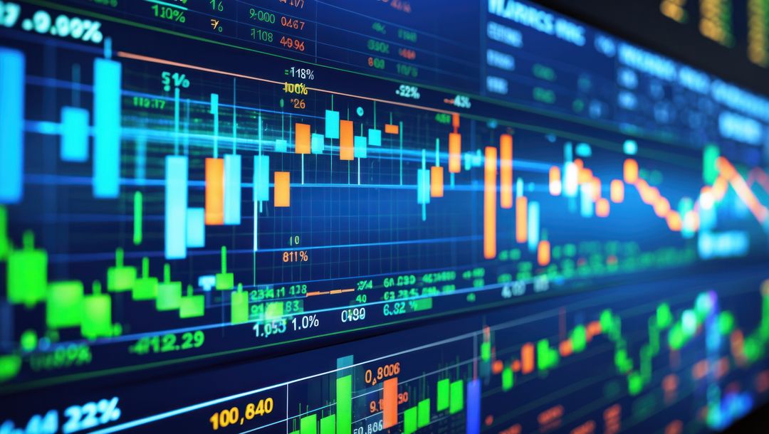 Advanced Financial Market Data with Candlestick Charts and Graphs