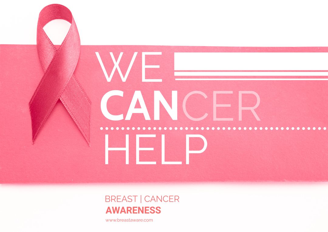 Pink Ribbon Template Promoting Breast Cancer Awareness and Support - Download Free Stock Templates Pikwizard.com