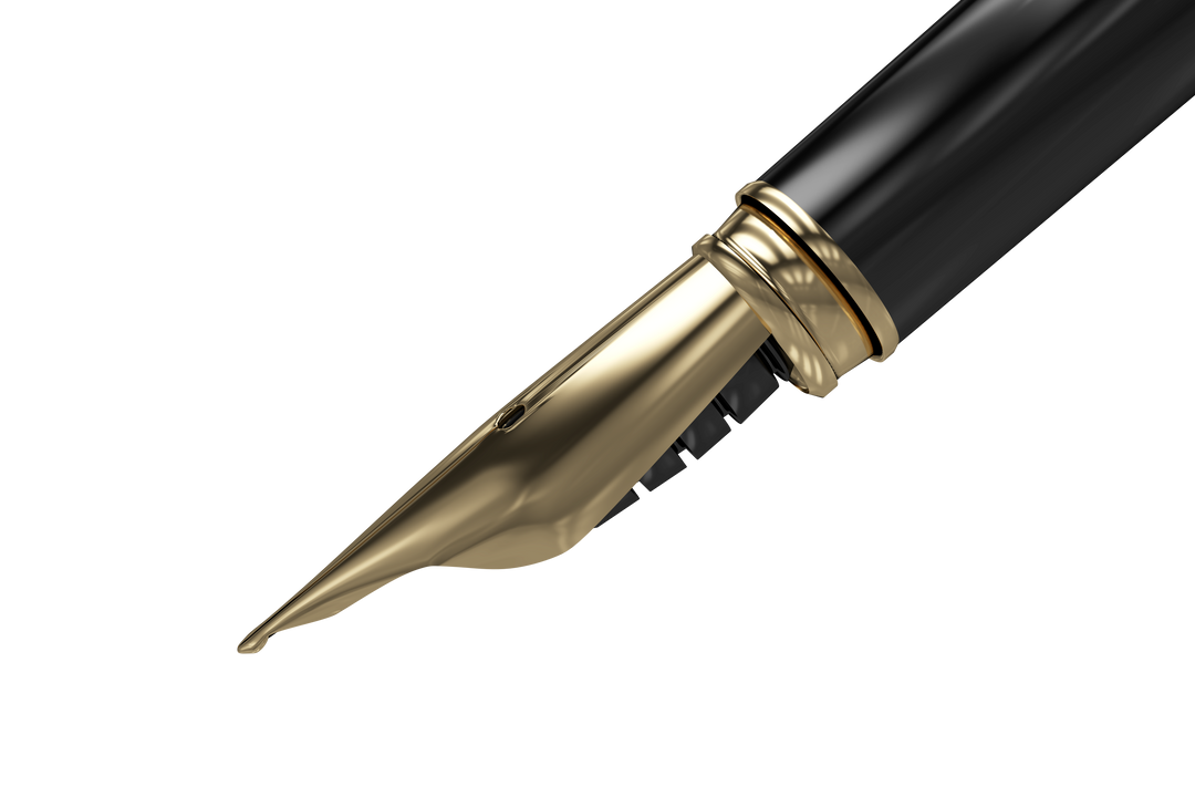 Transparent Close-up of Black Fountain Pen for Writing Concepts - Download Free Stock Images Pikwizard.com