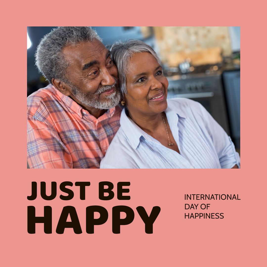 Happy Elderly Couple Celebrating Contentment Together