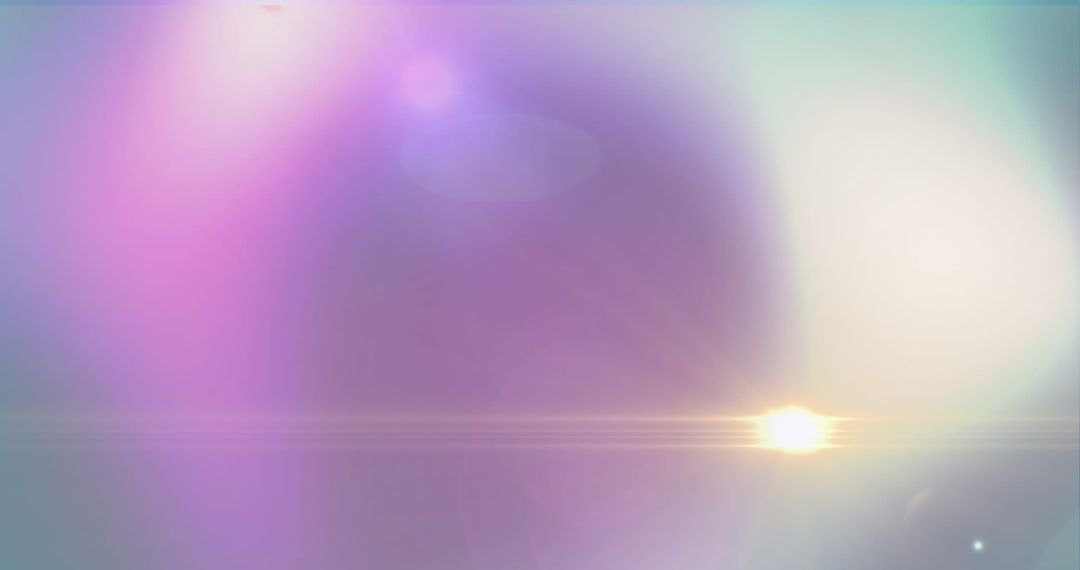 Vibrant Multicolored Lens Flare Light Effect