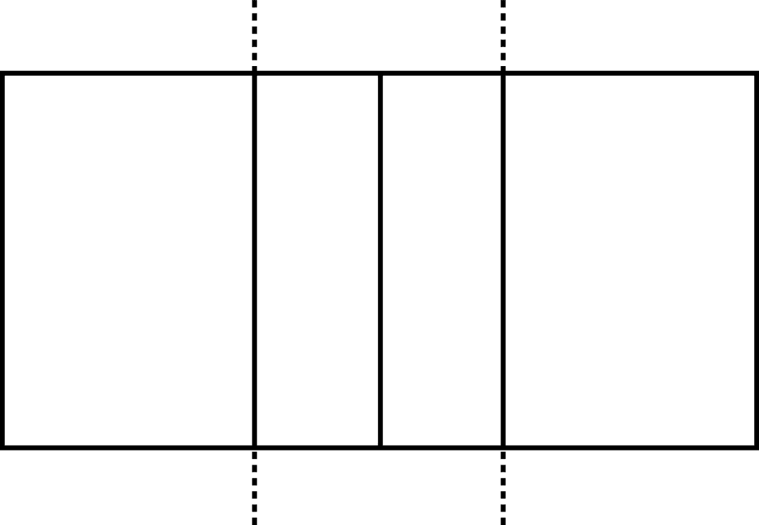 Digital Transparent Illustration of Black Geometric Shapes