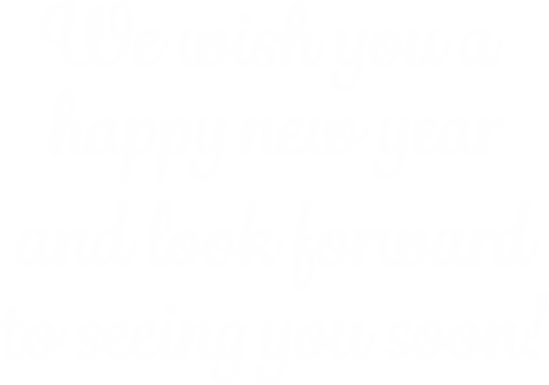 Happy New Year Message on Transparent Background Illustration