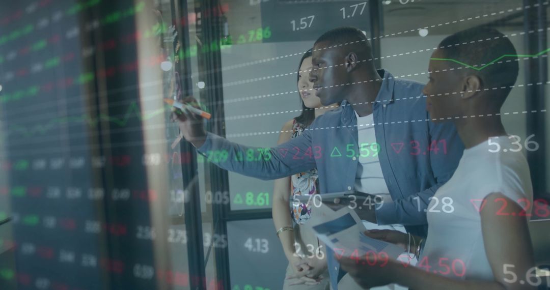 Team Analyzing Financial Data with Graphs Projected