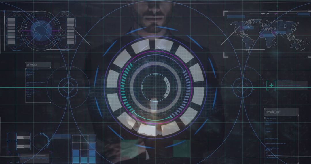 Abstract Global Finance and Data Interface Background