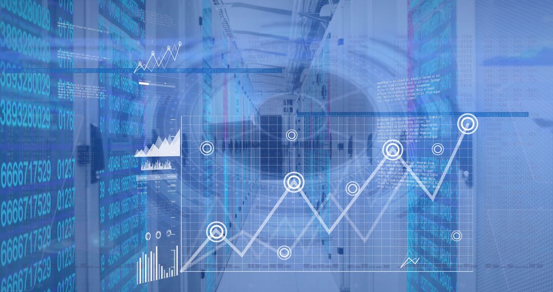Data Analytics in Modern Server Room with Graphical Interface