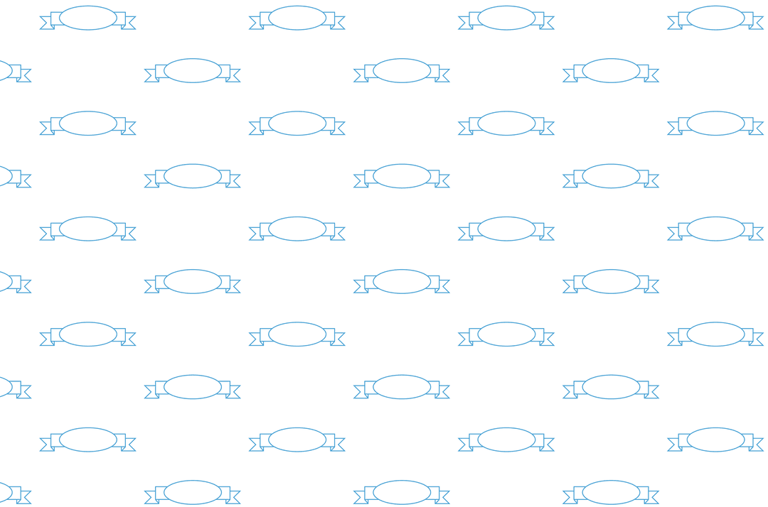 Blue Badge Pattern on Transparent Background Vector Illustration