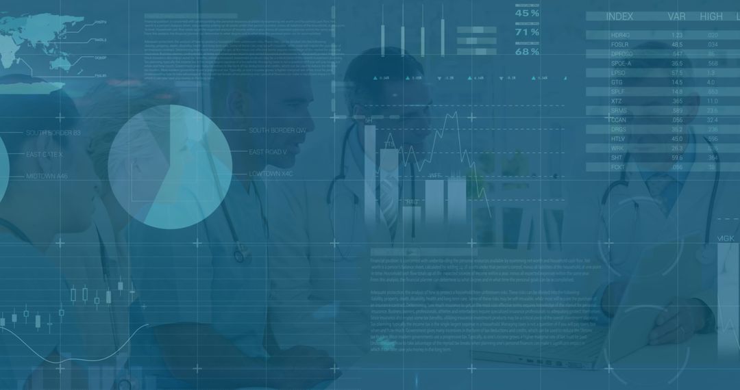 Collaboration of Doctors and Financial Data Analysis