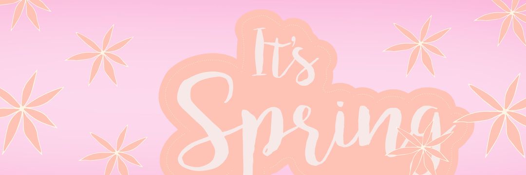 Spring Celebration with Pastel Colors and Simple Floral Design