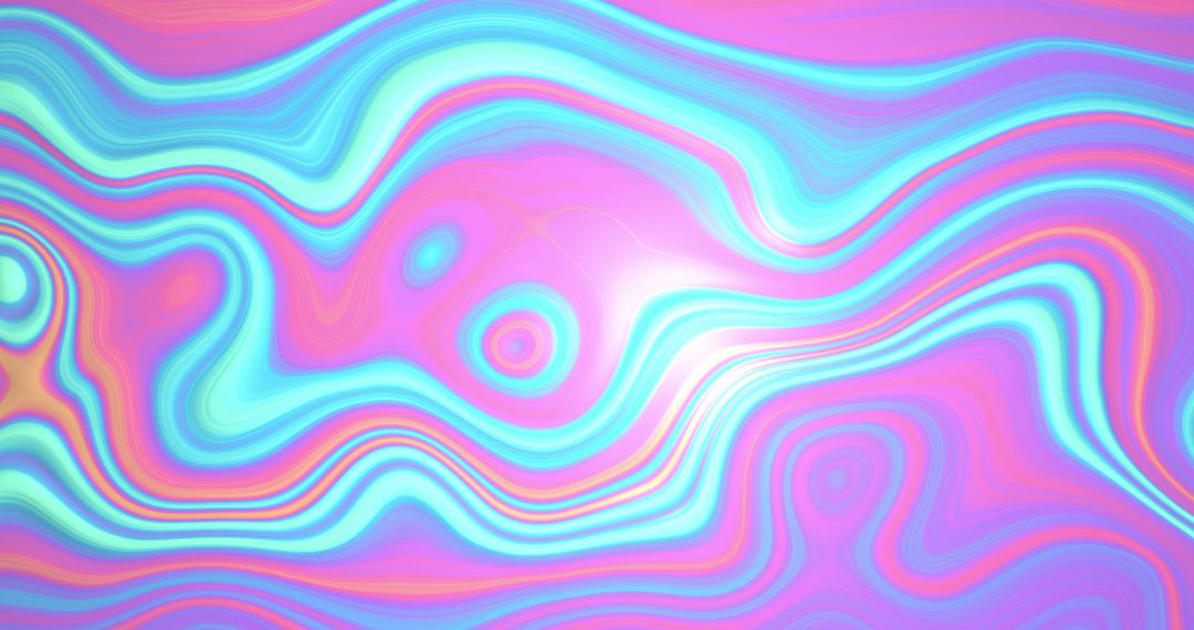 Vibrant Pastel Liquid Movement Pattern in Swirling Abstraction