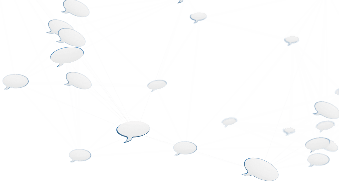 Transparent Network of Speech Bubbles for Connection Concepts - Download Free Stock Images Pikwizard.com