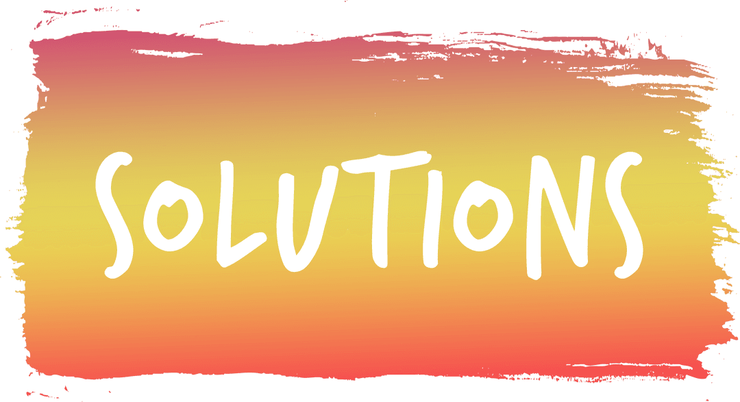 Transparent Digital Solutions Text Isolated Illustration