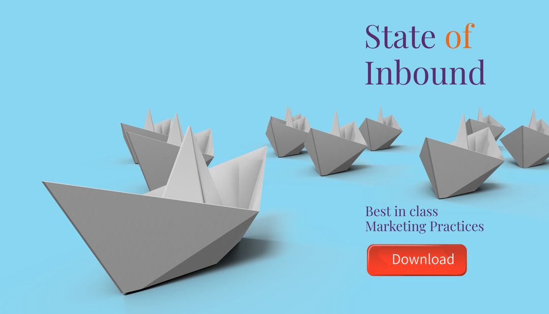 Symbolic Paper Boats Representing Leadership in Marketing