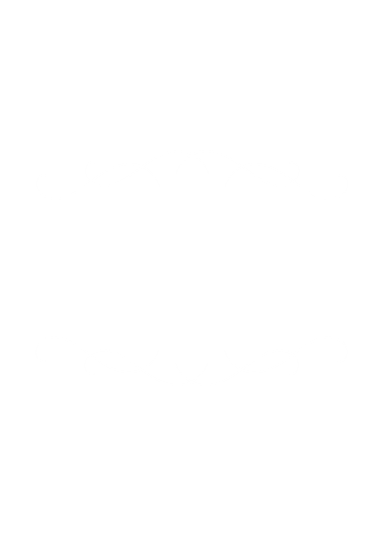 Elegant White Flourishes on Transparent Background