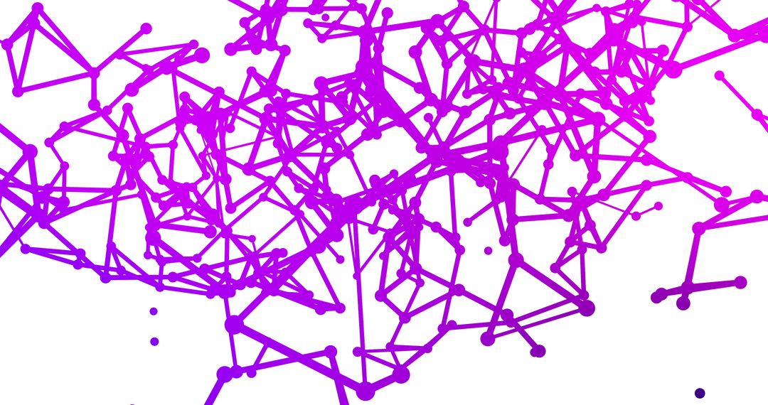 Neon Network Connections with Dynamic Motion