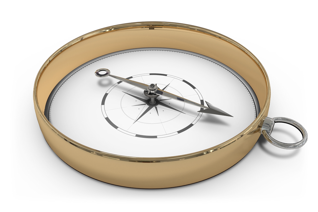 Golden Compass on Transparent Background for Accurate Navigation - Download Free Stock Images Pikwizard.com