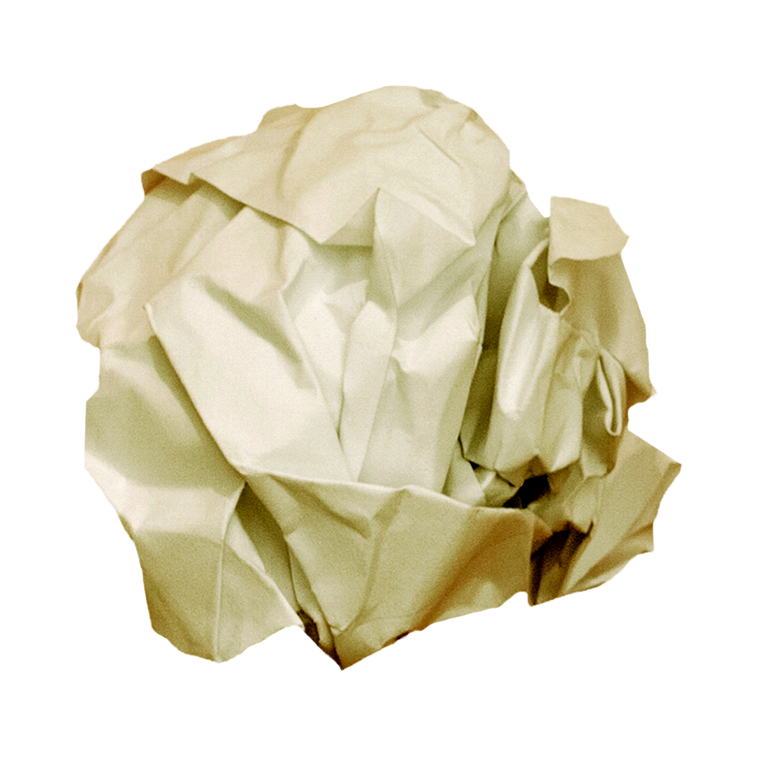 Transparent Background Crumpled Paper Ball, Recycling Concept - Download Free Stock Images Pikwizard.com