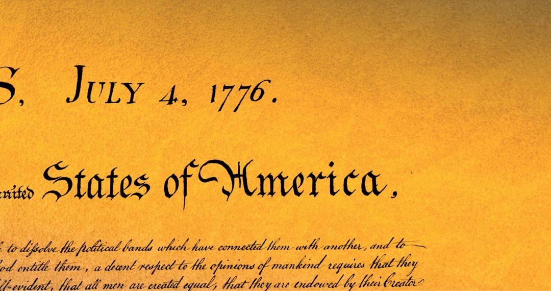 United States Declaration Document with Historical Text - Free Images, Stock Photos and Pictures on Pikwizard.com