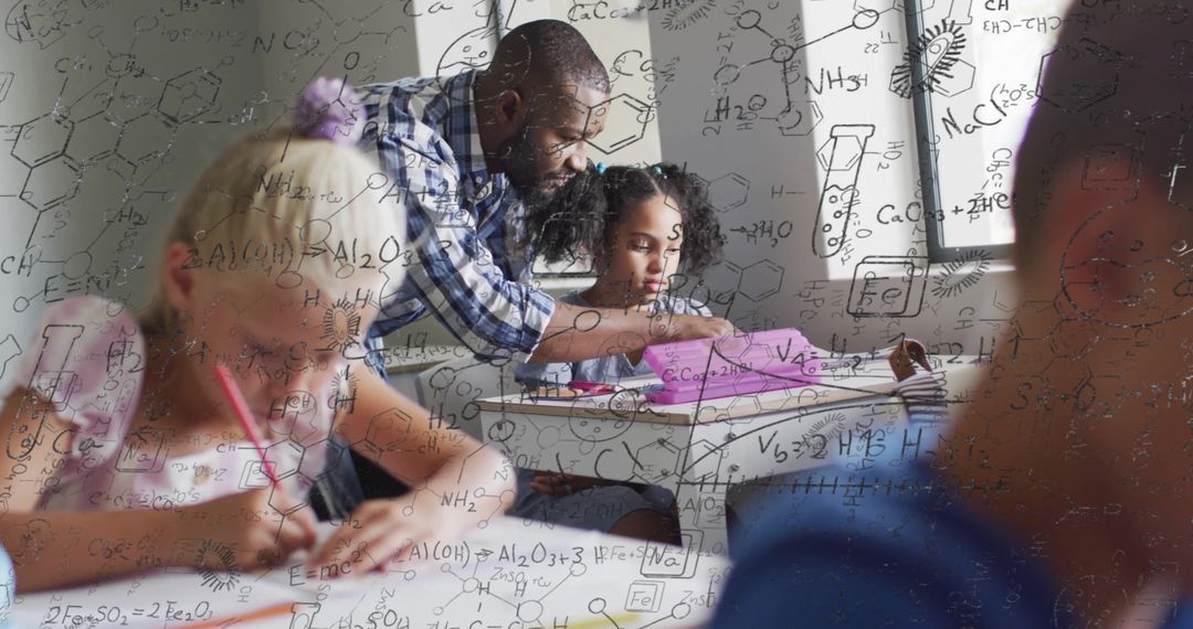 Diverse Classroom Learning Chemistry Concepts