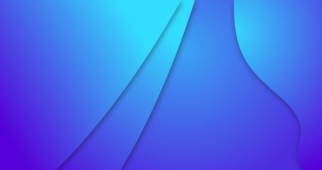 Dynamic Blue Gradient Curve on Digital Background