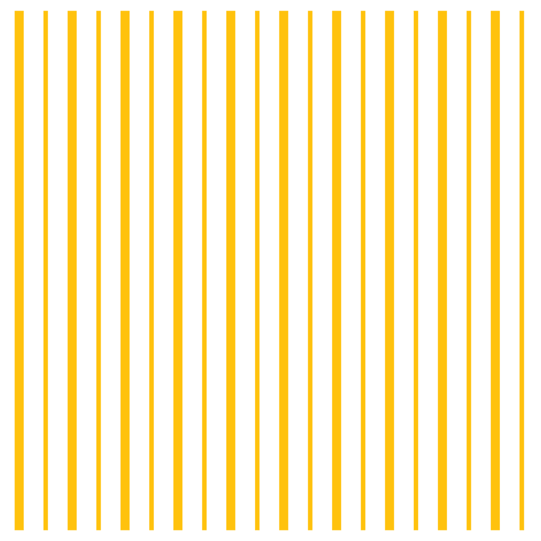 Yellow Stripe Pattern on Transparent Background