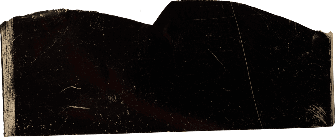 Torn Black Paper Edges with Transparent Background
