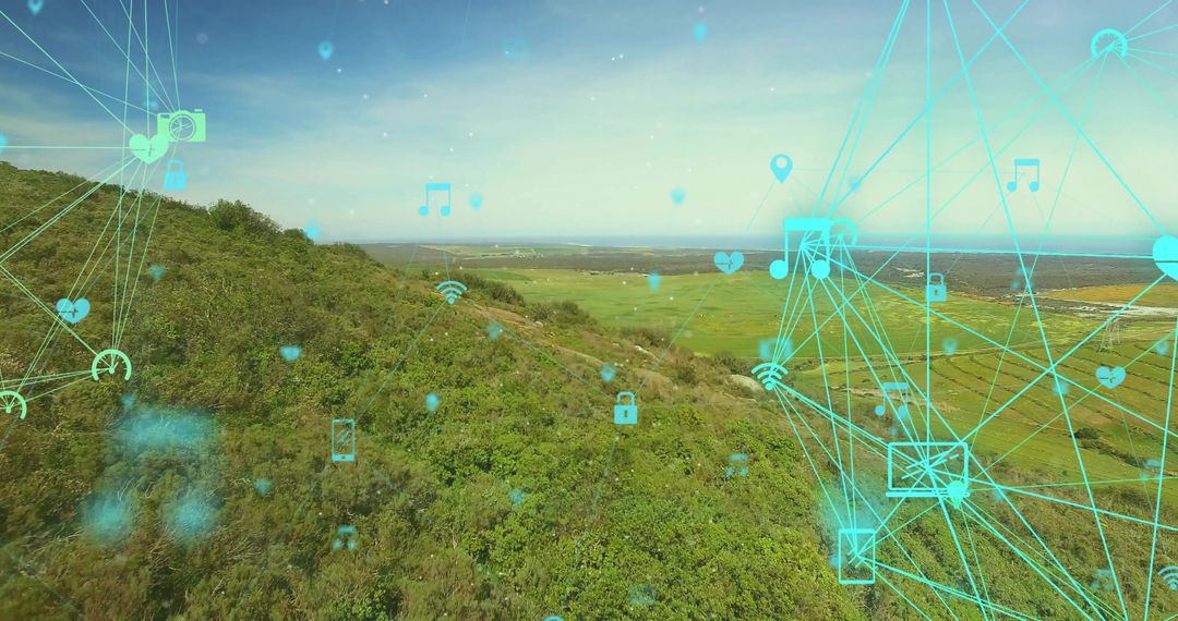 Digital Connectivity in Rural Farmland with Network Overlay