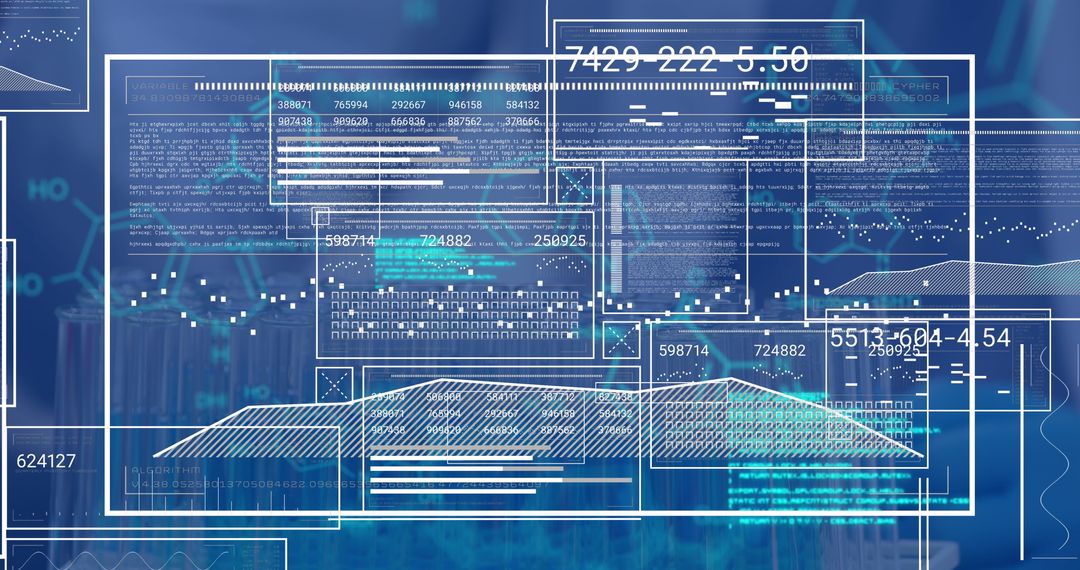 Complex Digital Data Visualization on Virtual Screen