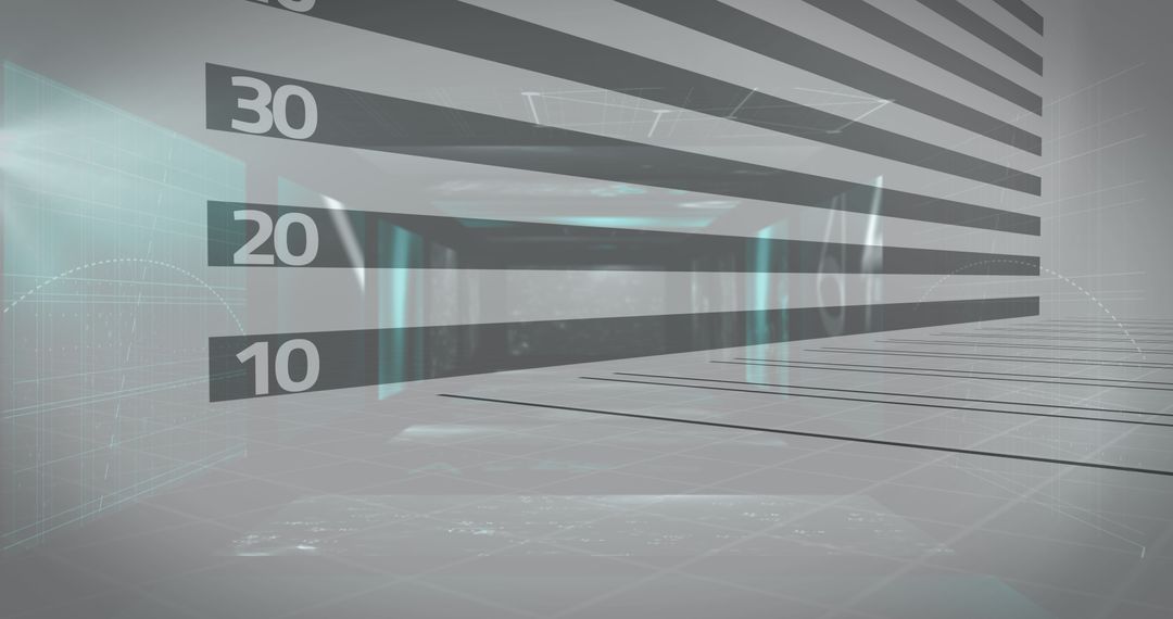 Futuristic Dashboard with Global Business Statistics