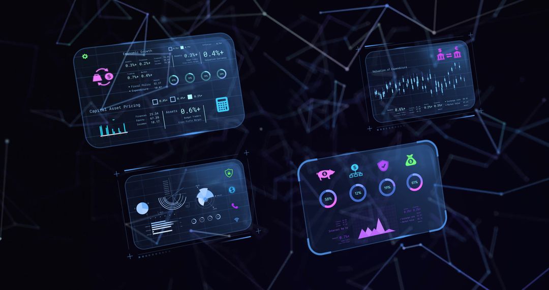 Digital Financial Data Processing Interface on Network Grid