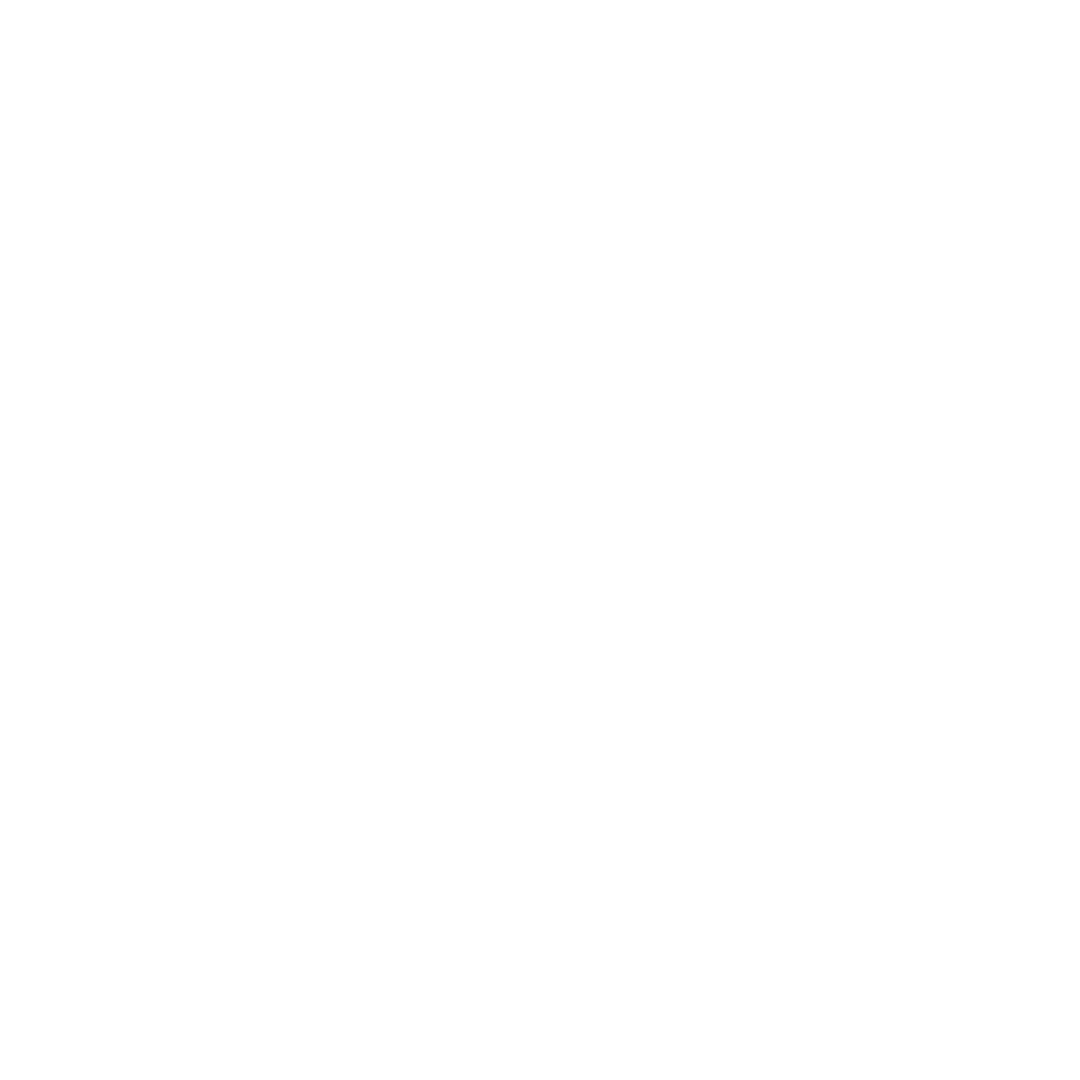 White Credit Card Icon on Transparent Background