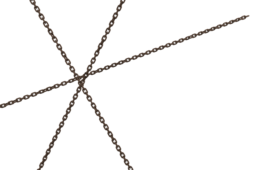 Transparent Composite of Intersecting Rusty Chains in 3D Design - Download Free Stock Images Pikwizard.com