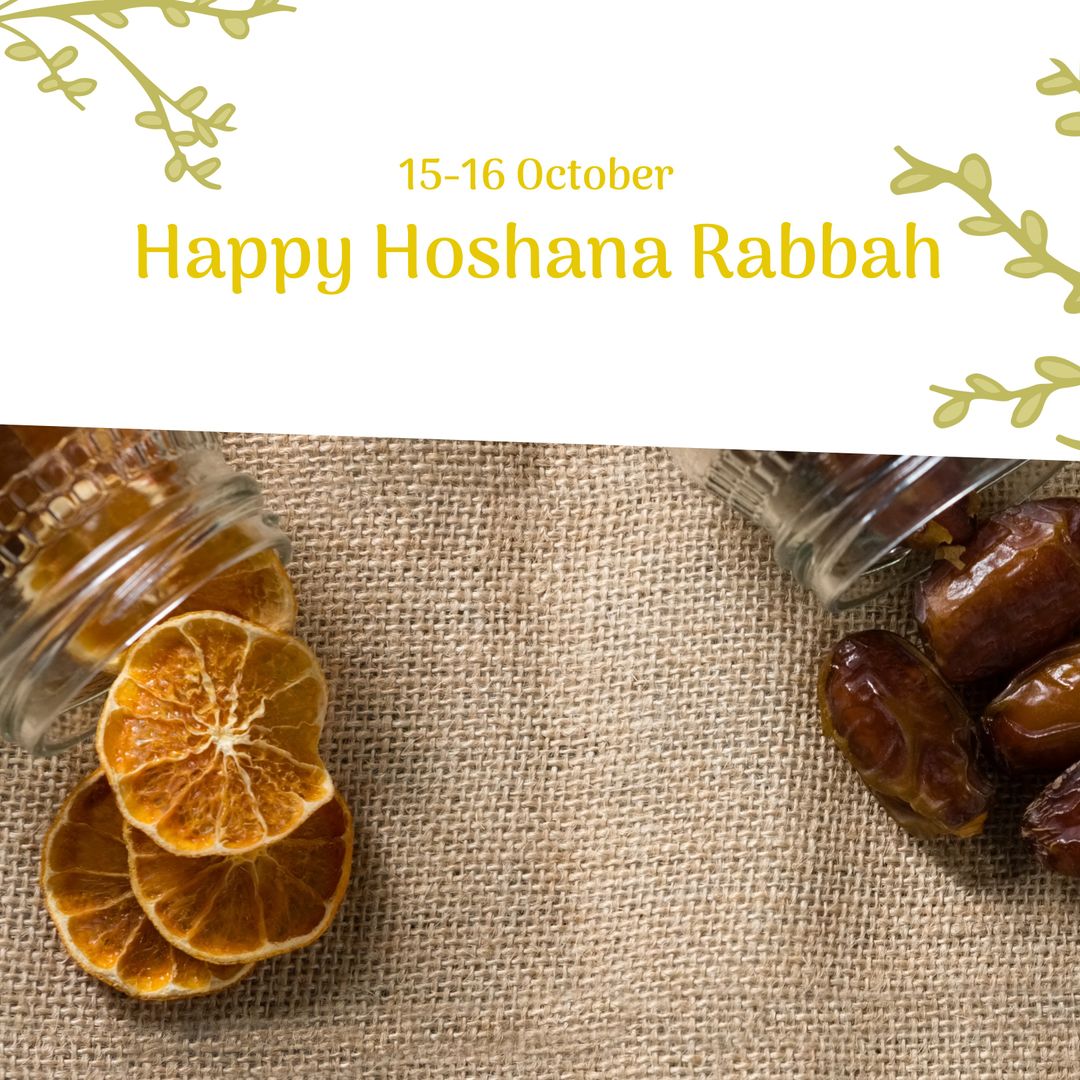 Celebrating Hoshana Rabbah with Dates and Dried Citrus