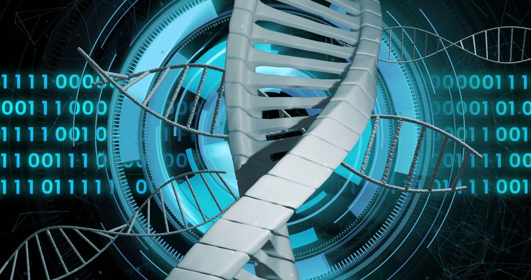 Digital DNA Analysis with Binary Code and Holographic Data