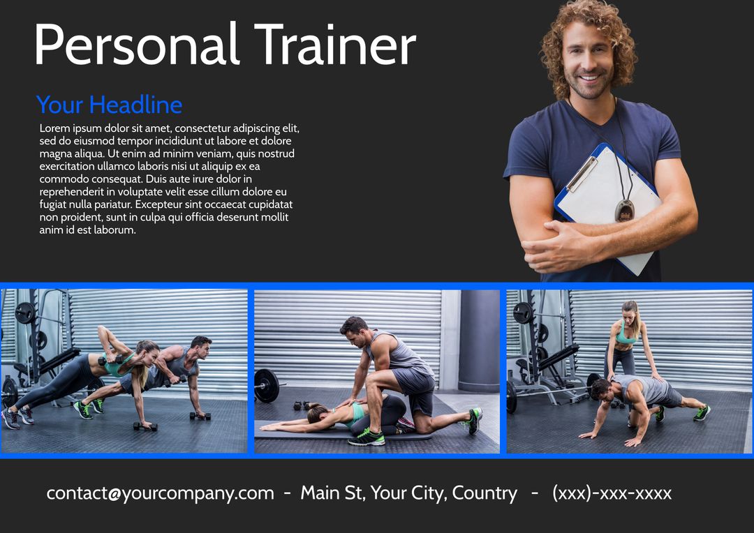 Dynamic Personal Trainer Fitness Training Sessions