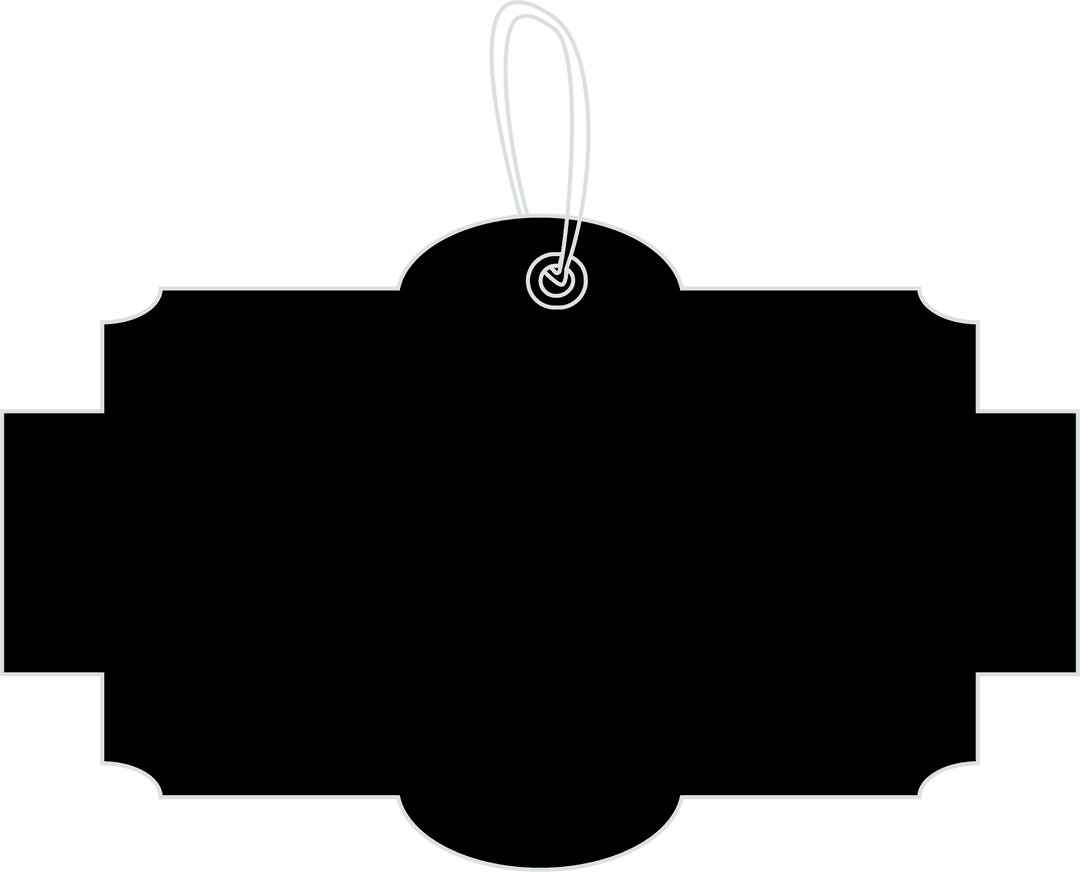 Blank Label with String on Transparent Background Vector - Download Free Stock Images Pikwizard.com