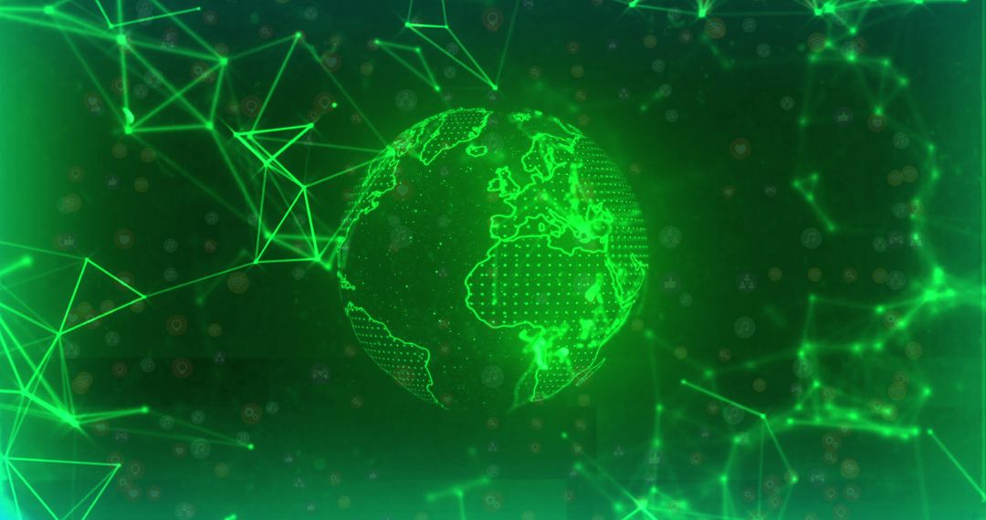 Global Digital Network and Connections Concept