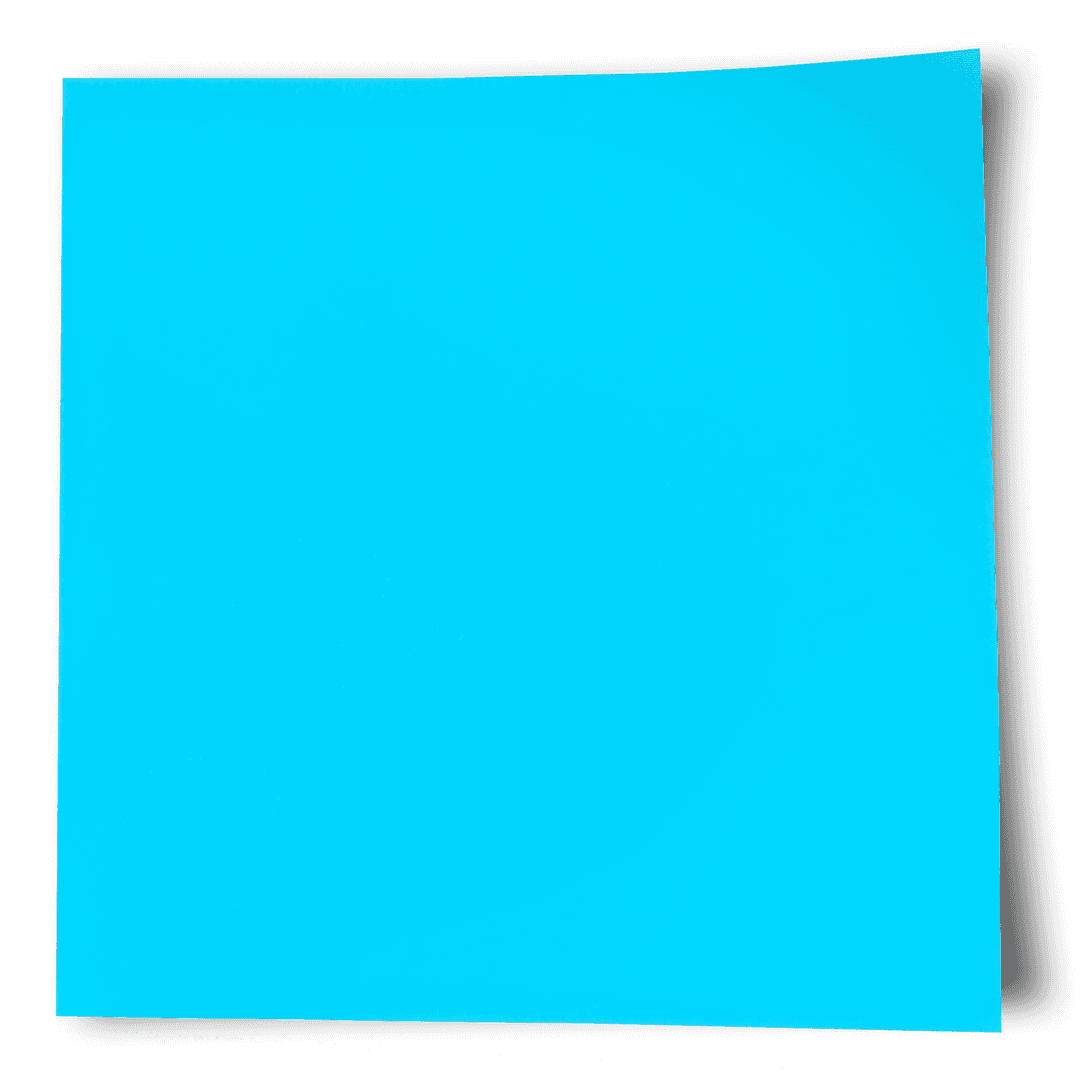 Blue Graphical Abstract Shape on Transparent Background