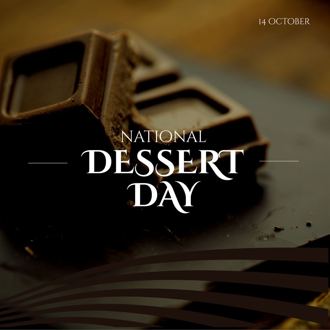 National Dessert Day Celebration with Rich Chocolate Bar
