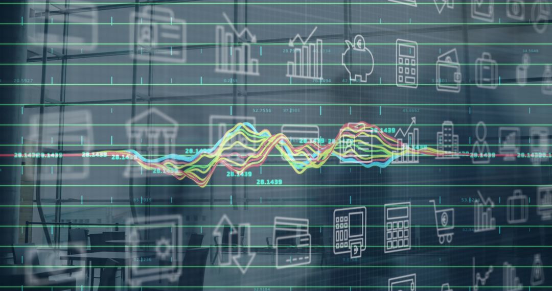 Dynamic Financial Data Analysis with Futuristic Graphs
