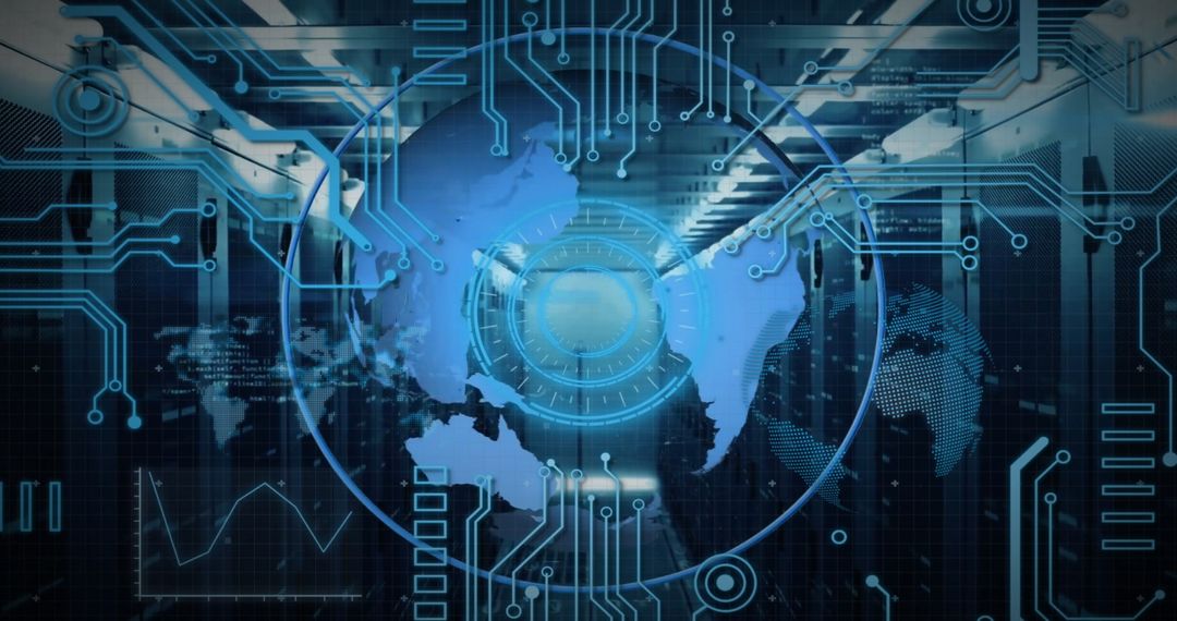 Digital Globe Overlay on Data Servers in Transformation Crossroads