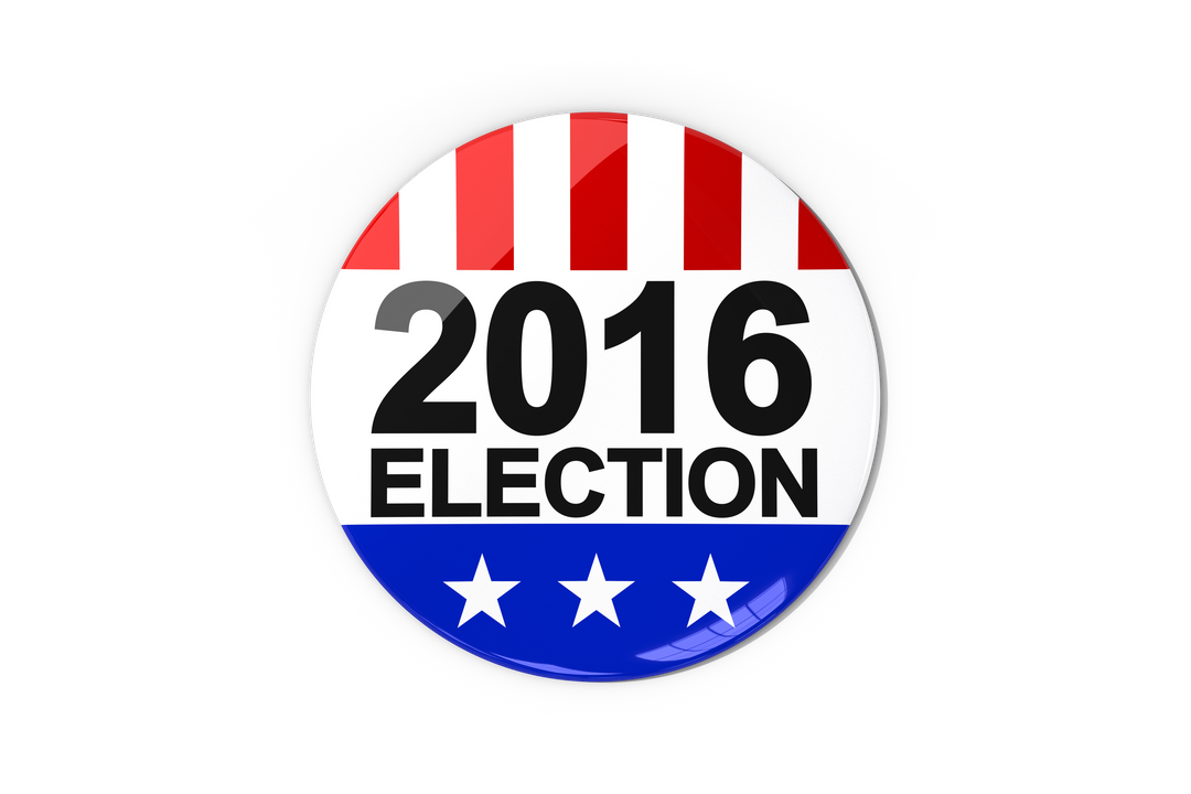 Transparent Button Design for 2016 Election Campaign - Download Free Stock Images Pikwizard.com