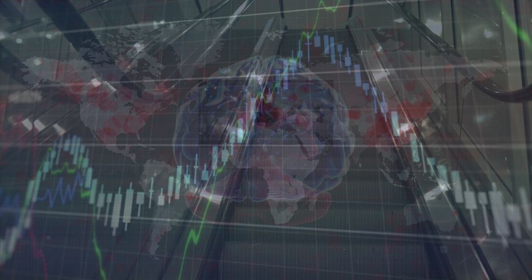 Financial Data with Digital Brain and Escalators