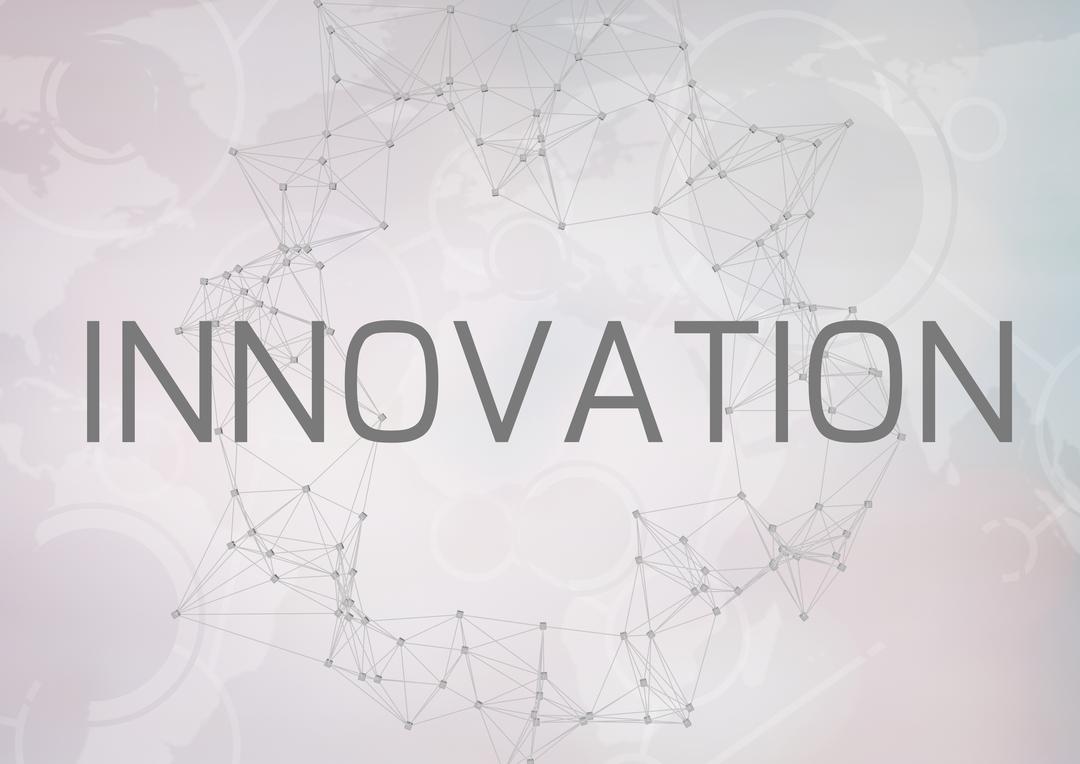 Innovation Concept with Abstract Network Background - Free Images, Stock Photos and Pictures on Pikwizard.com
