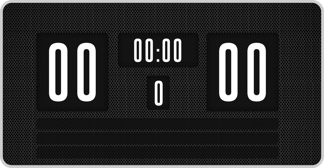 Digital Scoreboard Illustration Transparent PNG