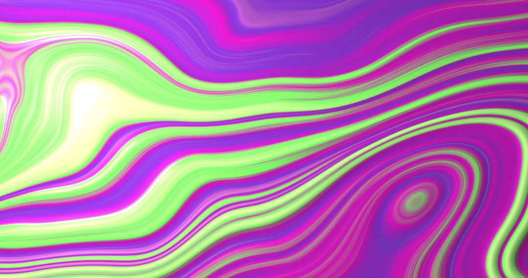 Vibrant Wave of Purple and Green Liquid Pattern for Abstract Art Projects - Free Images, Stock Photos and Pictures on Pikwizard.com